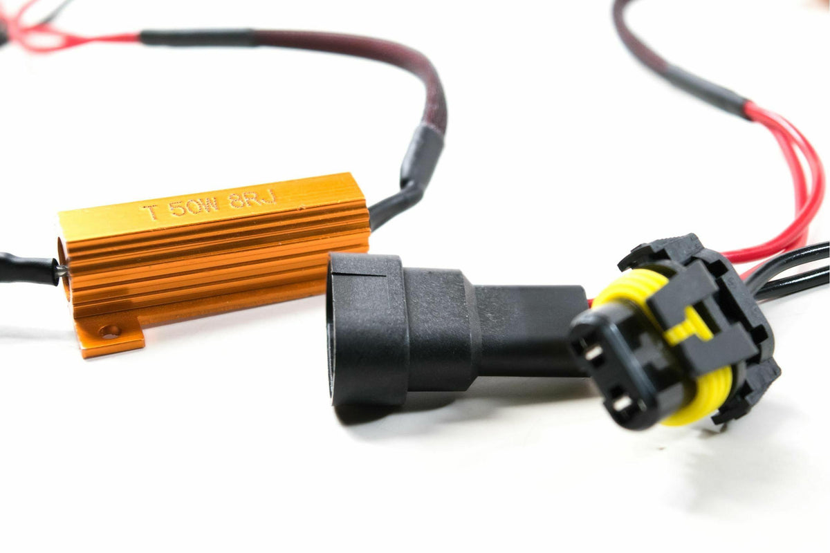 GTR Lighting Resistor T-Harness: H4/9003 (50w) (Universal) - GTR.H124