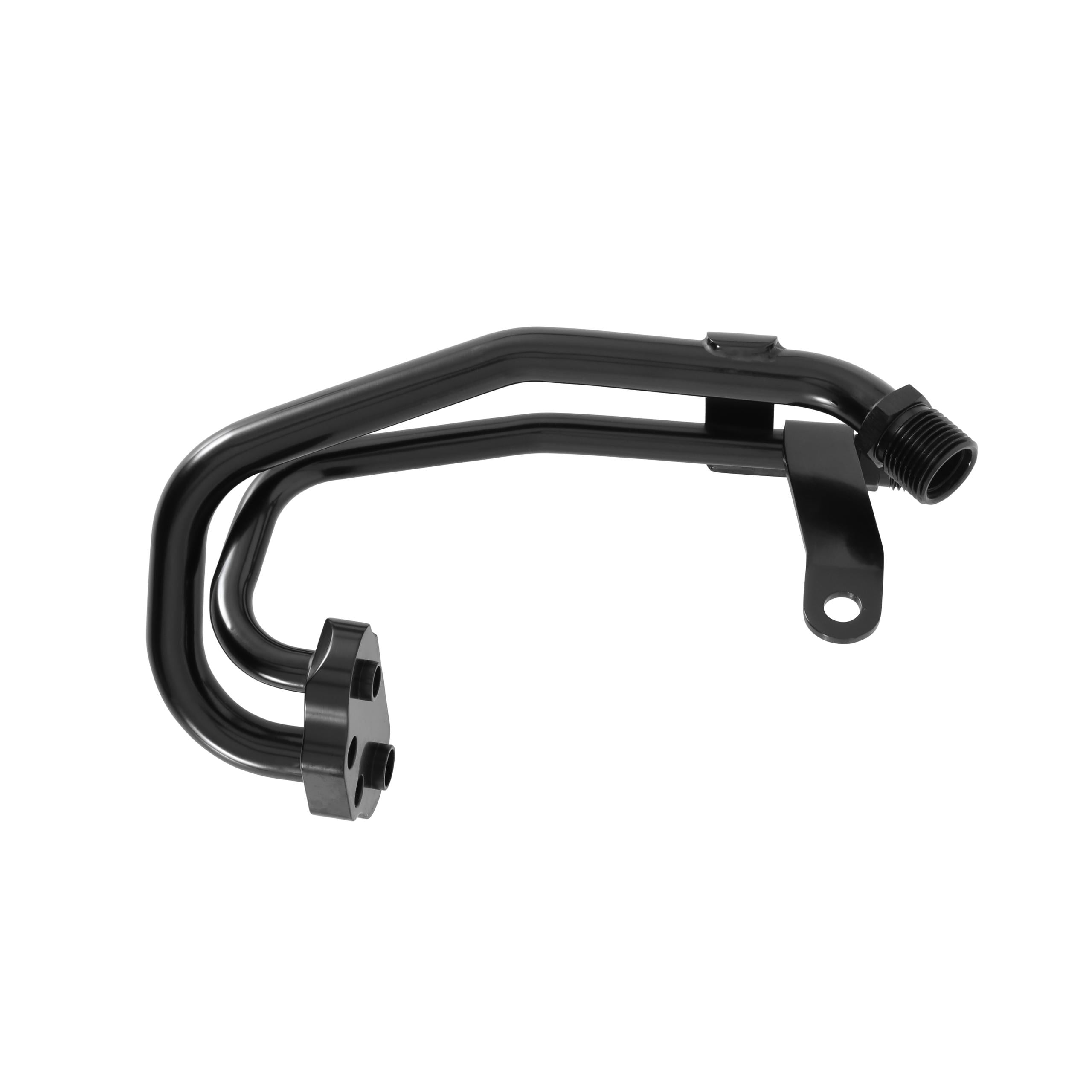 Holley Line Adapter Manifold for SD7 A/C Compressor - SBF, Driver Side Exit - 97-443