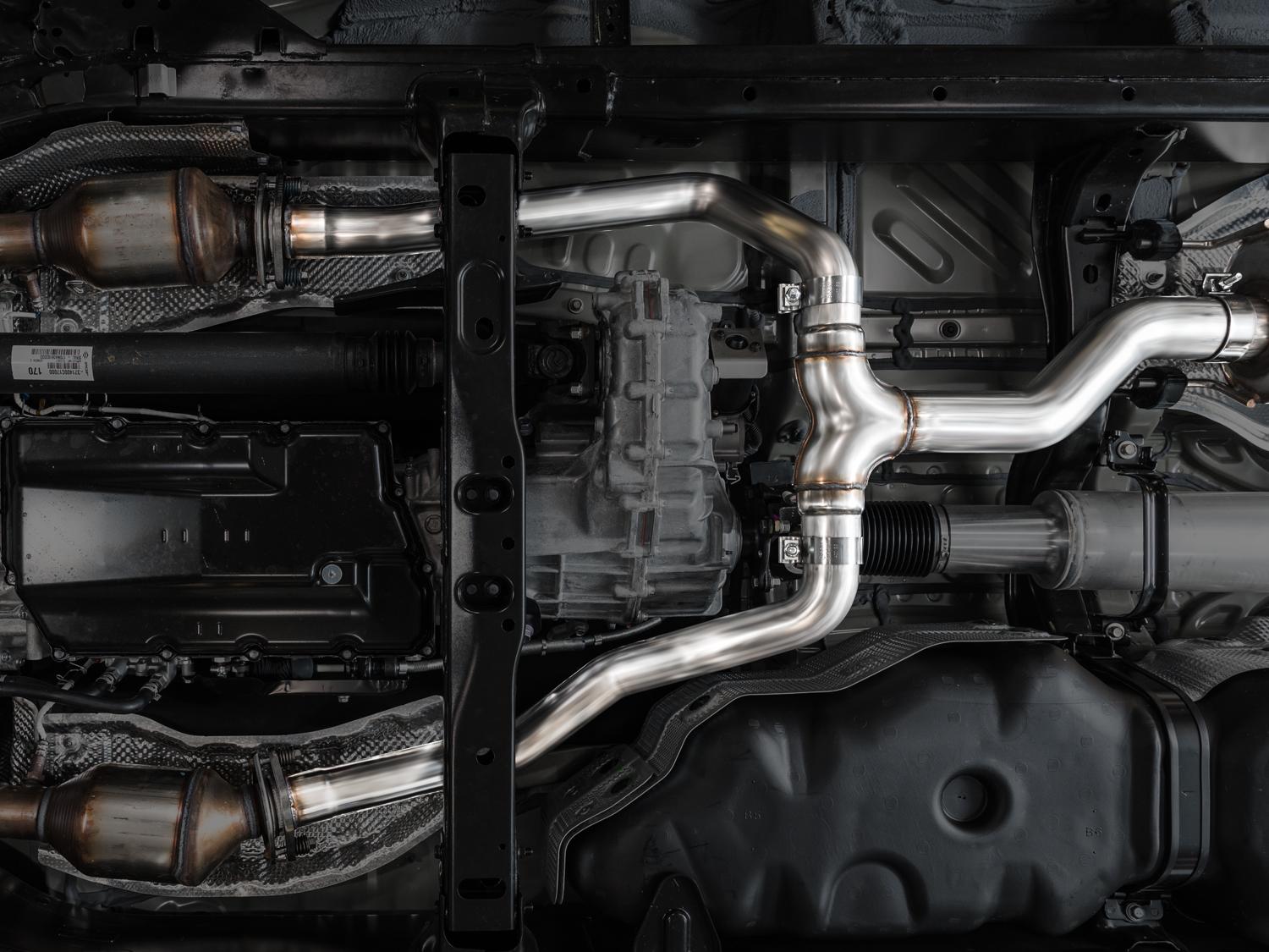 AWE 0FG Exhaust for 3rd Gen Toyota Tundra - BashGuard™ Only - 3015-28063
