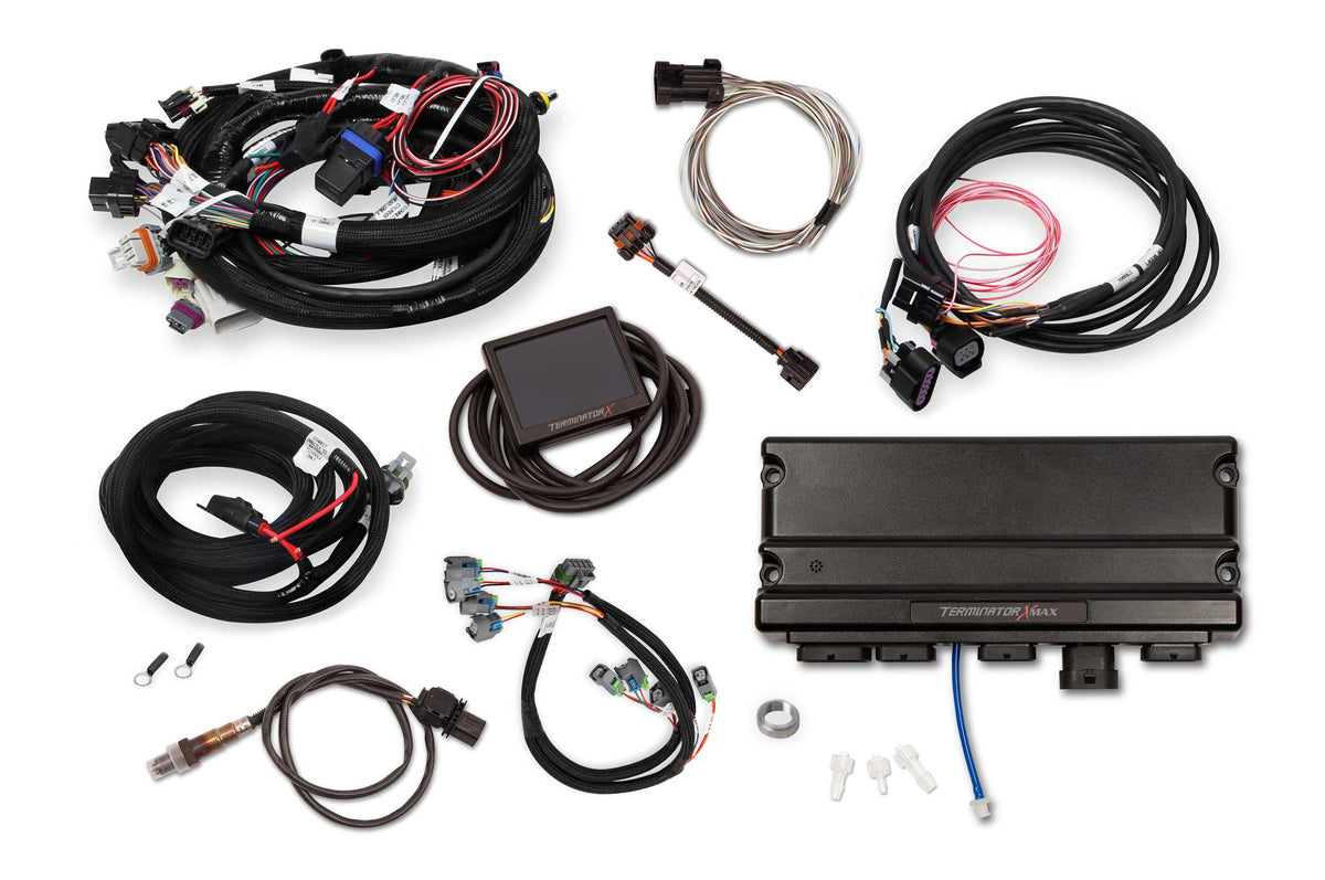Holley Terminator X Max 24x/1x EV6 LS MPFI Kit with DBW Throttle Body Control.  - 550-932