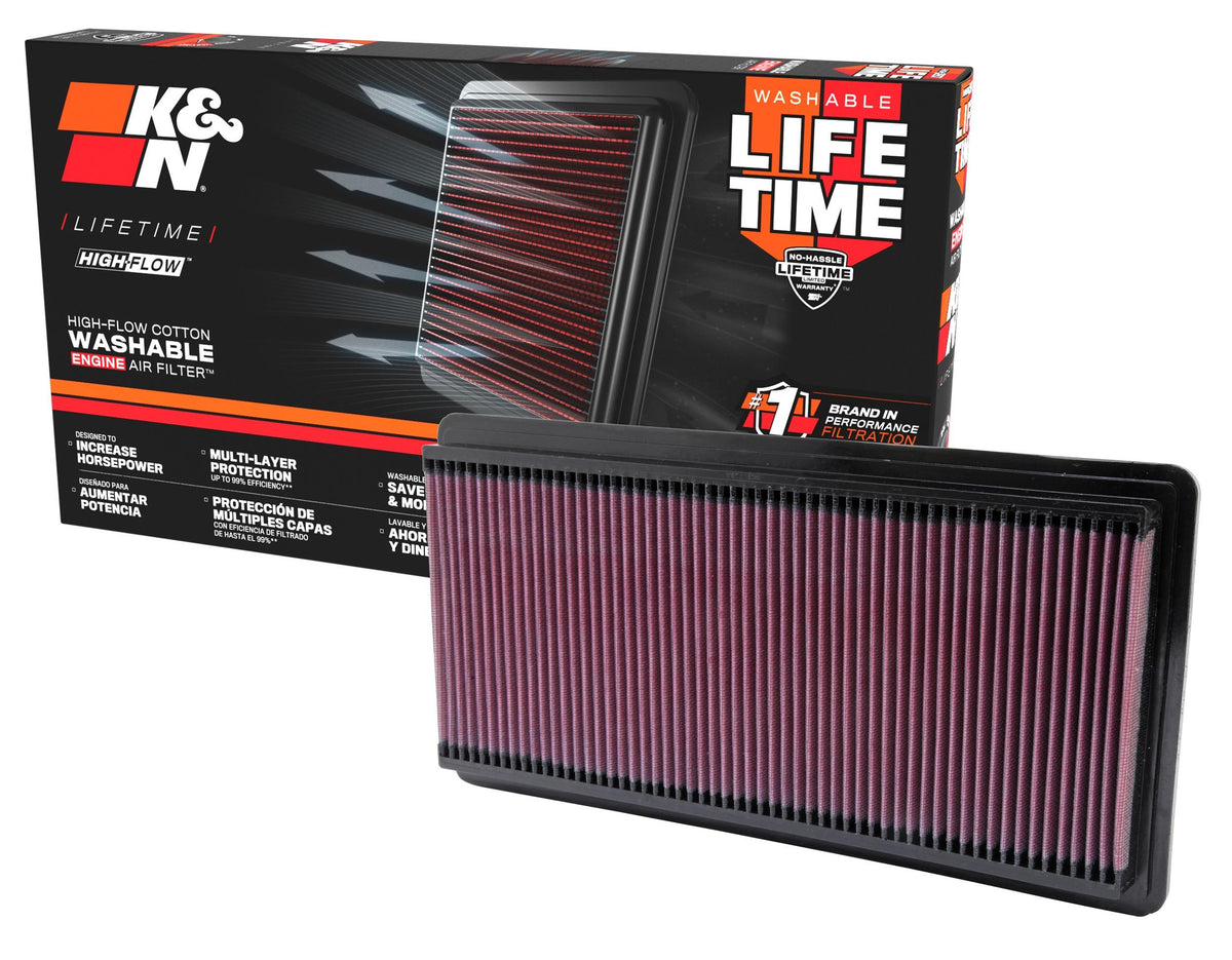 K and N Filters Replacement Air Filter (1996-2004 Chevrolet, GMC Fitment) - 33-2111