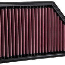 K and N Filters Replacement Air Filter (2020-2024 Silverado 3500 HD, Silverado 2500 HD, Sierra 3500 HD, Sierra 2500 HD) - 33-5098