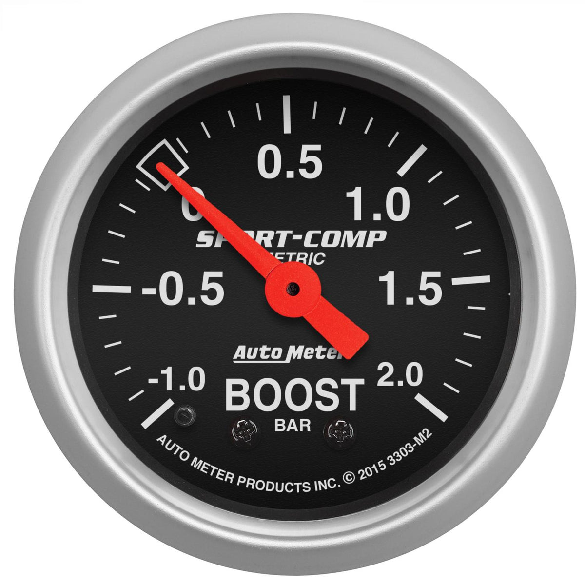 Auto Meter 2-1/16" BOOST-VAC, -1/+2 BAR, MECH SPORT COMP - 3303-M2