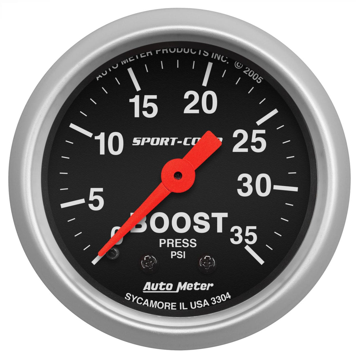 Auto Meter 2-1/16" BOOST, 0-35 PSI, SPORT-COMP - 3304