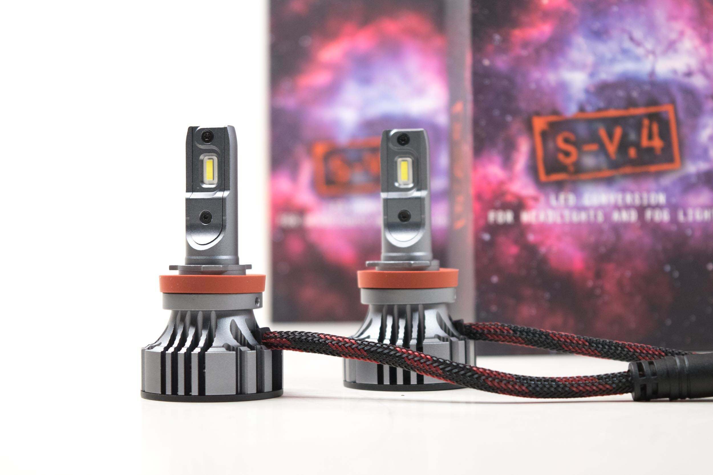 SV4 H11/H9/H8: S-V.4 LED Bulb (Single) (Universal) - SN.LED111