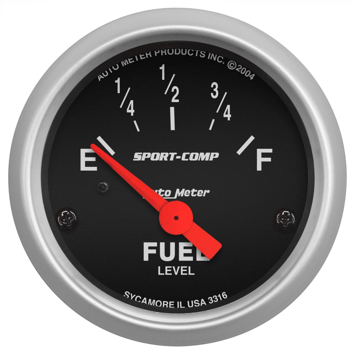 Auto Meter 2-1/16" FUEL LEVEL, 240-33 Ω SSE, SPORT-COMP - 3316