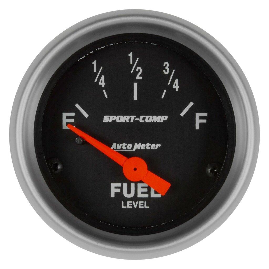 Auto Meter 2-1/16" FUEL LEVEL, 73-10 Ω LINEAR, SPORT-COMP - 3319