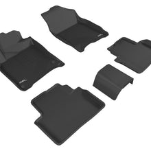 3D MAXpider 2016-2020 Honda Civic Kagu 1st & 2nd Row Floormats - Black