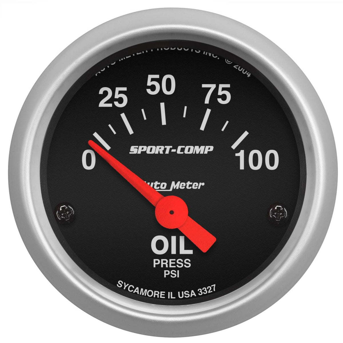 Autometer Sport Comp Electric 0-100 PSI Oil Pressure Gauge
