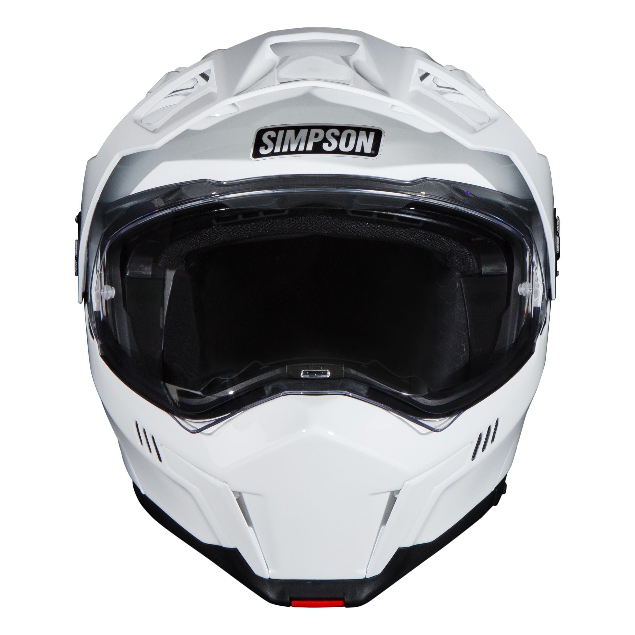 Simpson Racing Motorcycle Journey Bandit Helmet - White - JB1SM