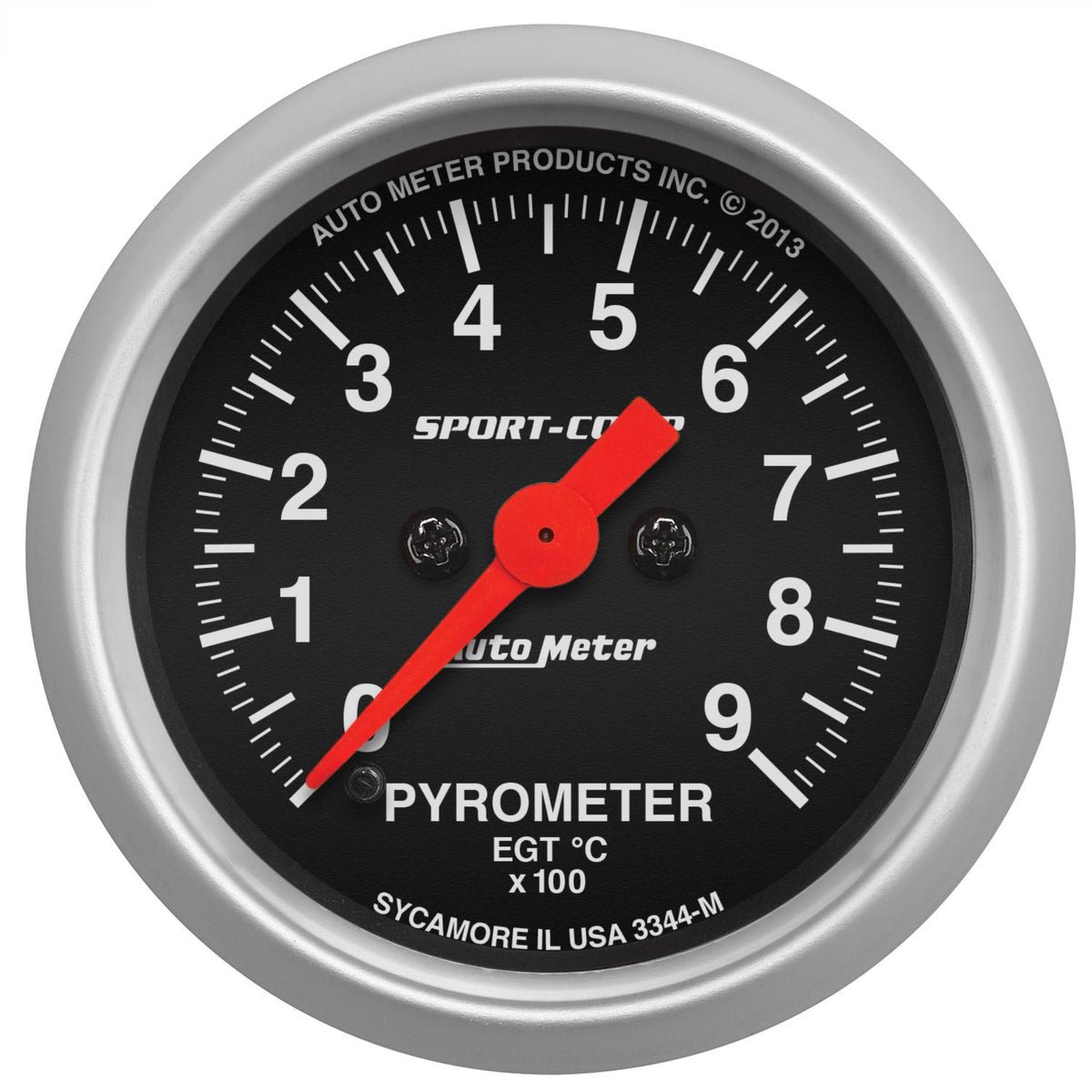 Auto Meter 2-1/16" PYROMETER, 0-900 °C, SPORT-COMP - 3344-M