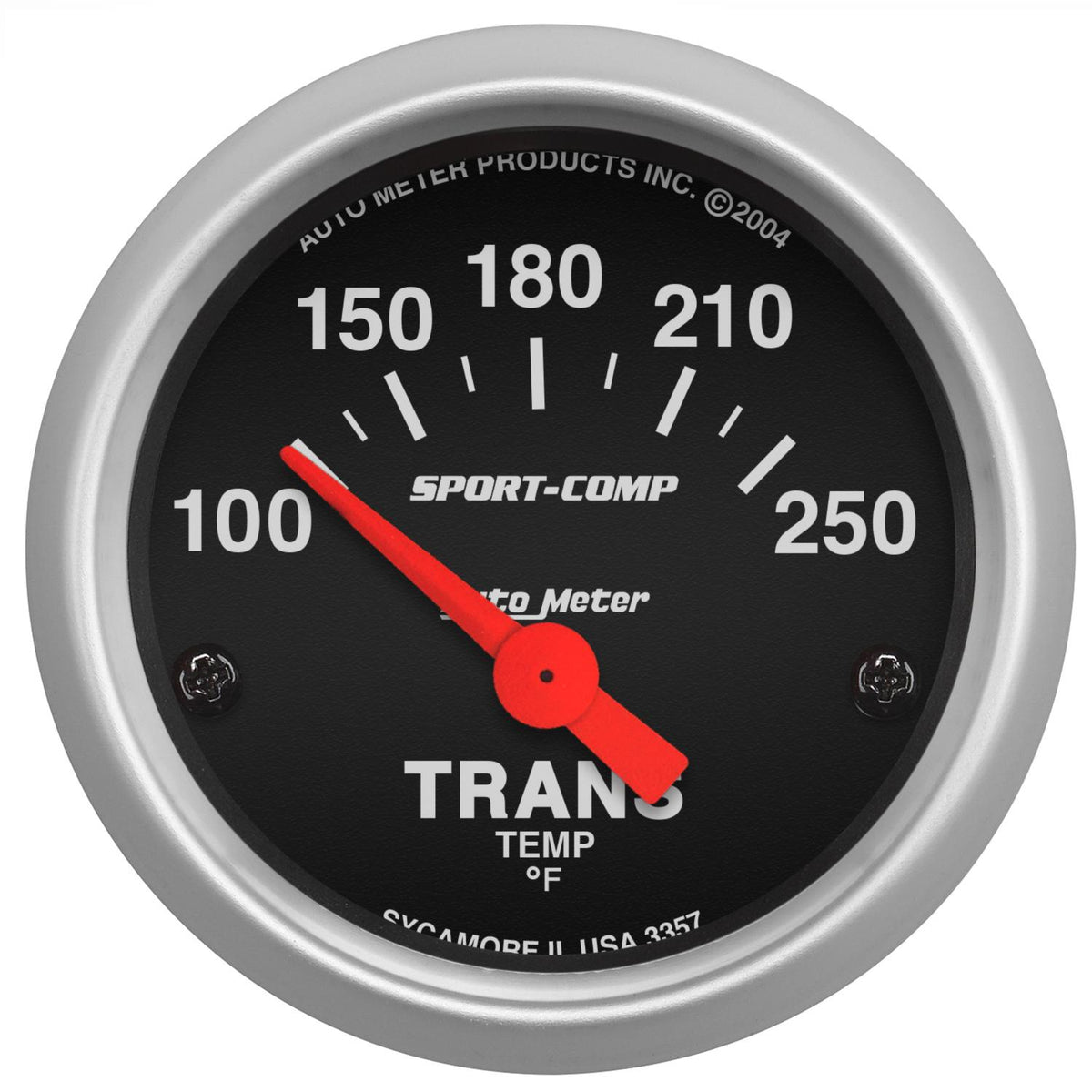 Autometer Sport Comp 2 1/16" 100-250deg Electric Trans. Temp