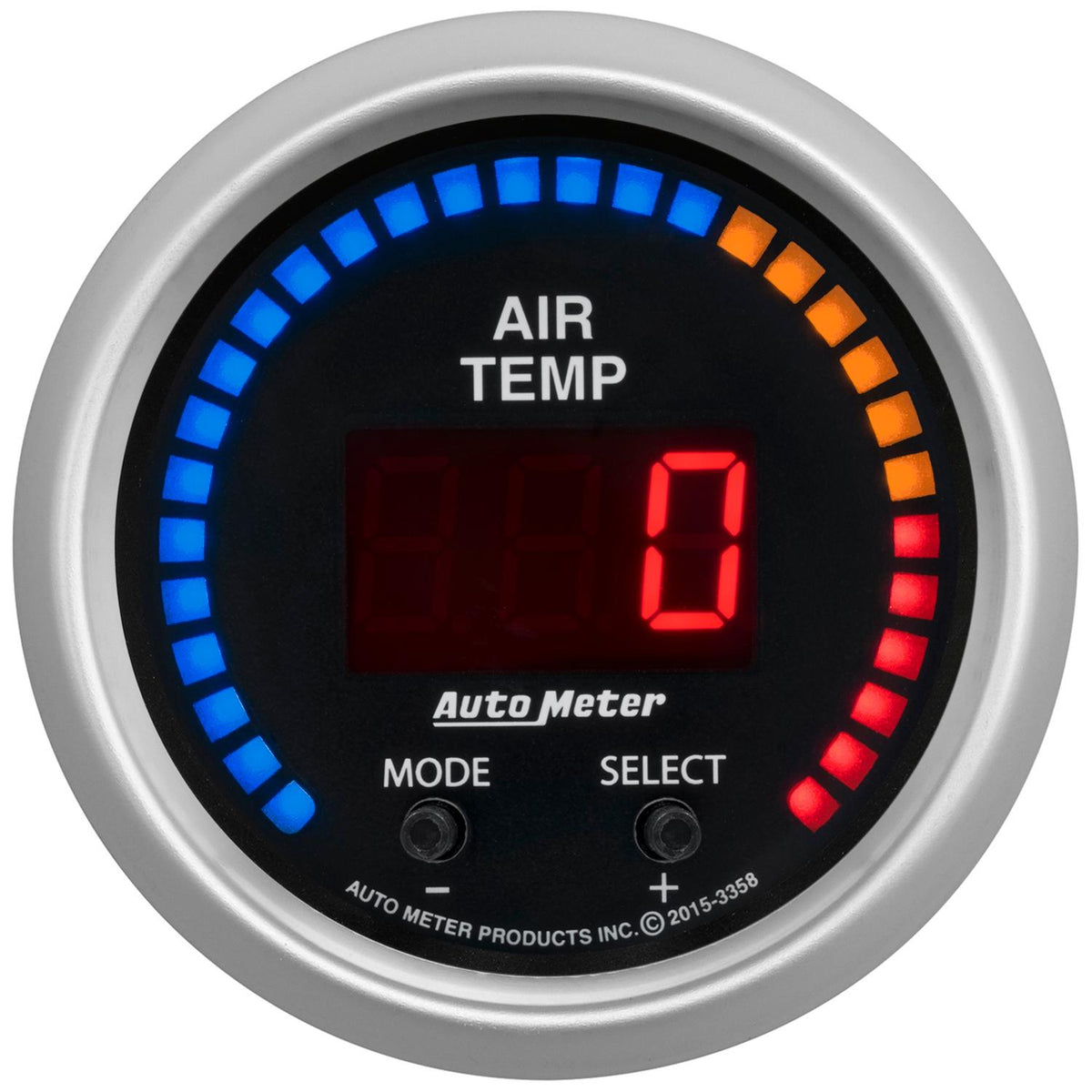 Auto Meter 2-1/16" DUAL AIR INTAKE TEMPERATURE, 0-300 ºF, SPORT-COMP - 3358
