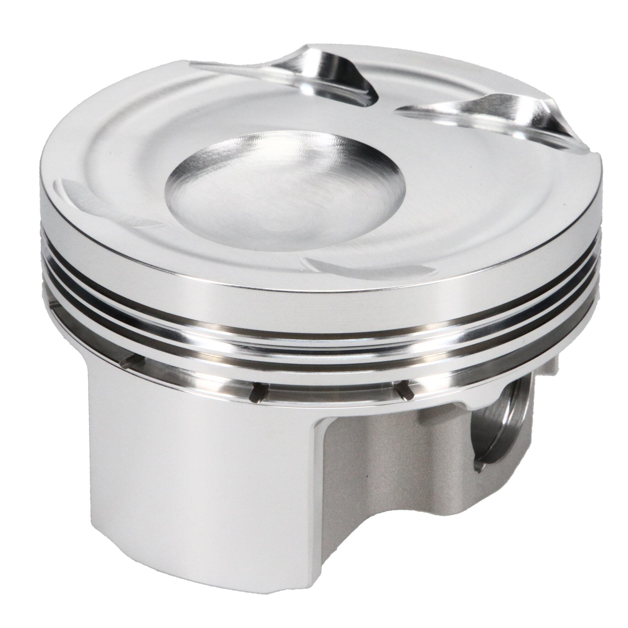 JE Pistons Piston Set, 2618, Dome, 3.445 Bore, 1.299 CD, 0.886, Pin Dia, Set of 4. - 337924