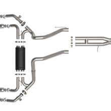 aFe Vulcan Series 2.5" to 3" 304 Stainless Steel Cat-Back Exhaust system w/ Polished Tips (2021-2022 Jeep Wrangler 392 V8-6.4L) - 49-38098-P