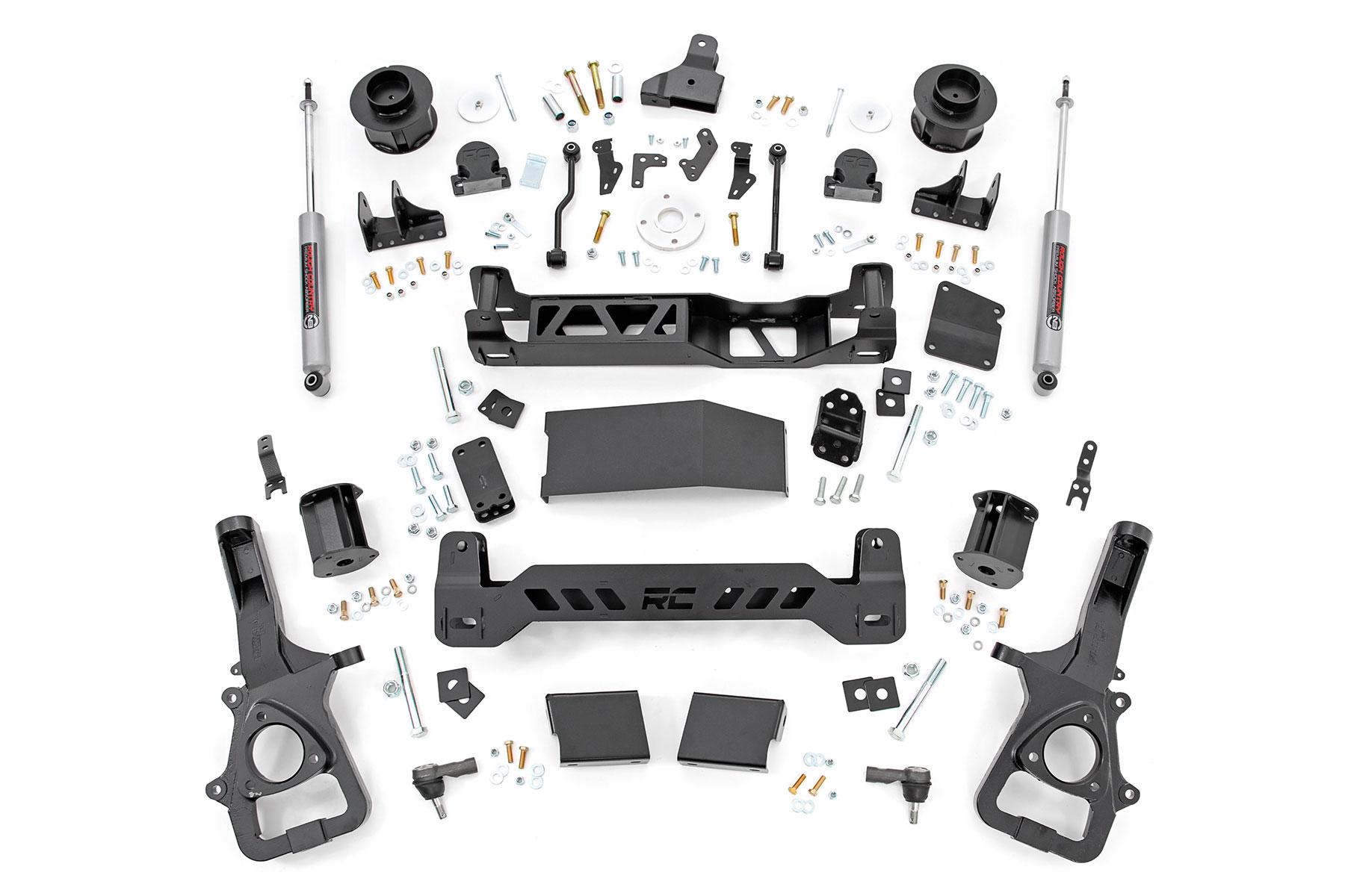 Rough Country 5in Ram Suspension Lift Kit (19-20 Ram 1500 4WD, Air Ride) (2019-2019 Ram 1500,2019-2019 Ram 1500 Classic) - 33830A