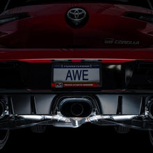 AWE Track Edition Exhaust for GR Corolla - Diamond Black Tips - 3020-53472