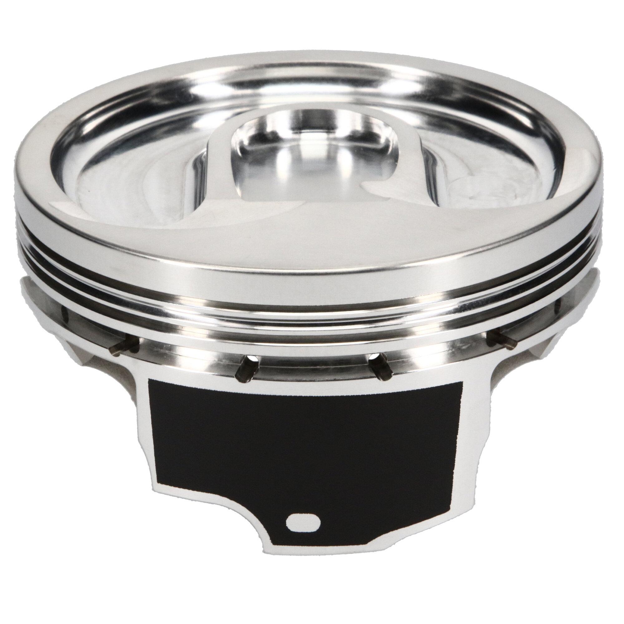 JE Pistons Piston Set, 2618, Inv Dome/Dish, 4.065 Bore, 1.115 CD, 0.927, Pin Dia, Set of 8. - 338682