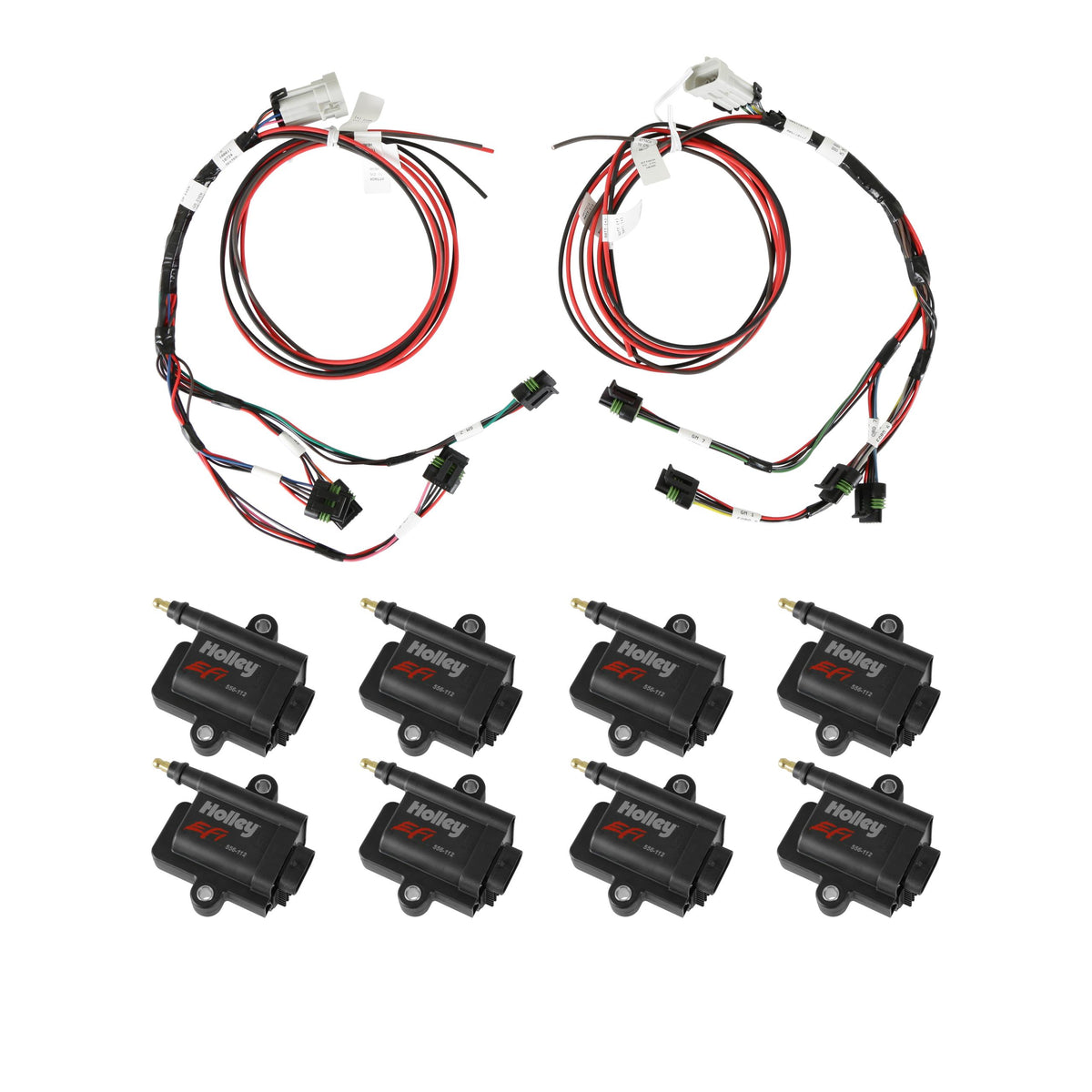 Holley Efi 556-128 Kit, Big Wire 8 Cylinder Smart Coil Kit