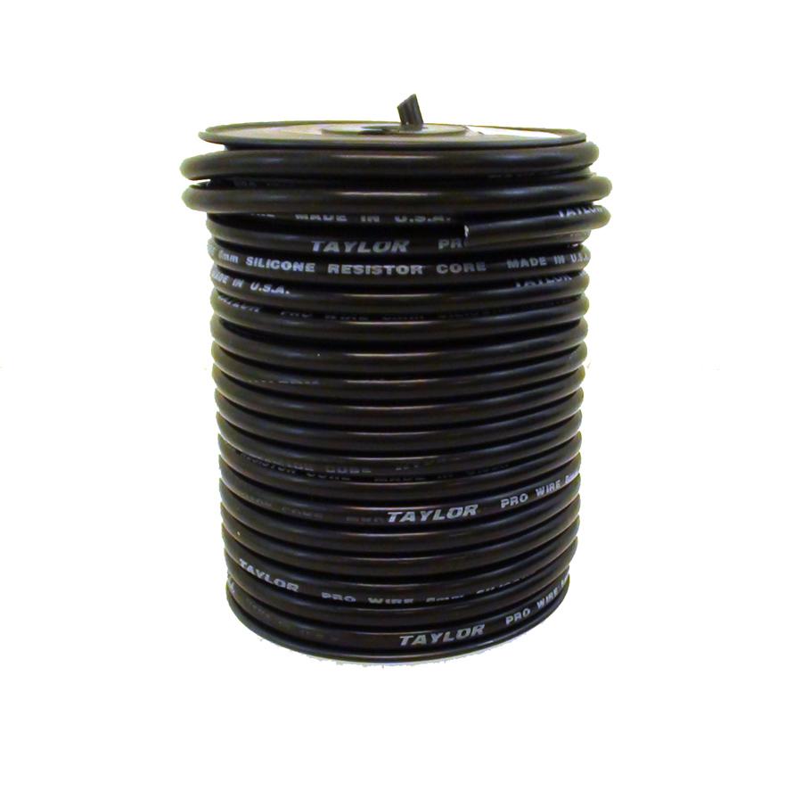 TAYLOR CABLE 8mm Pro RC 100 Ft. spool black Spark Plug Wires - 35092