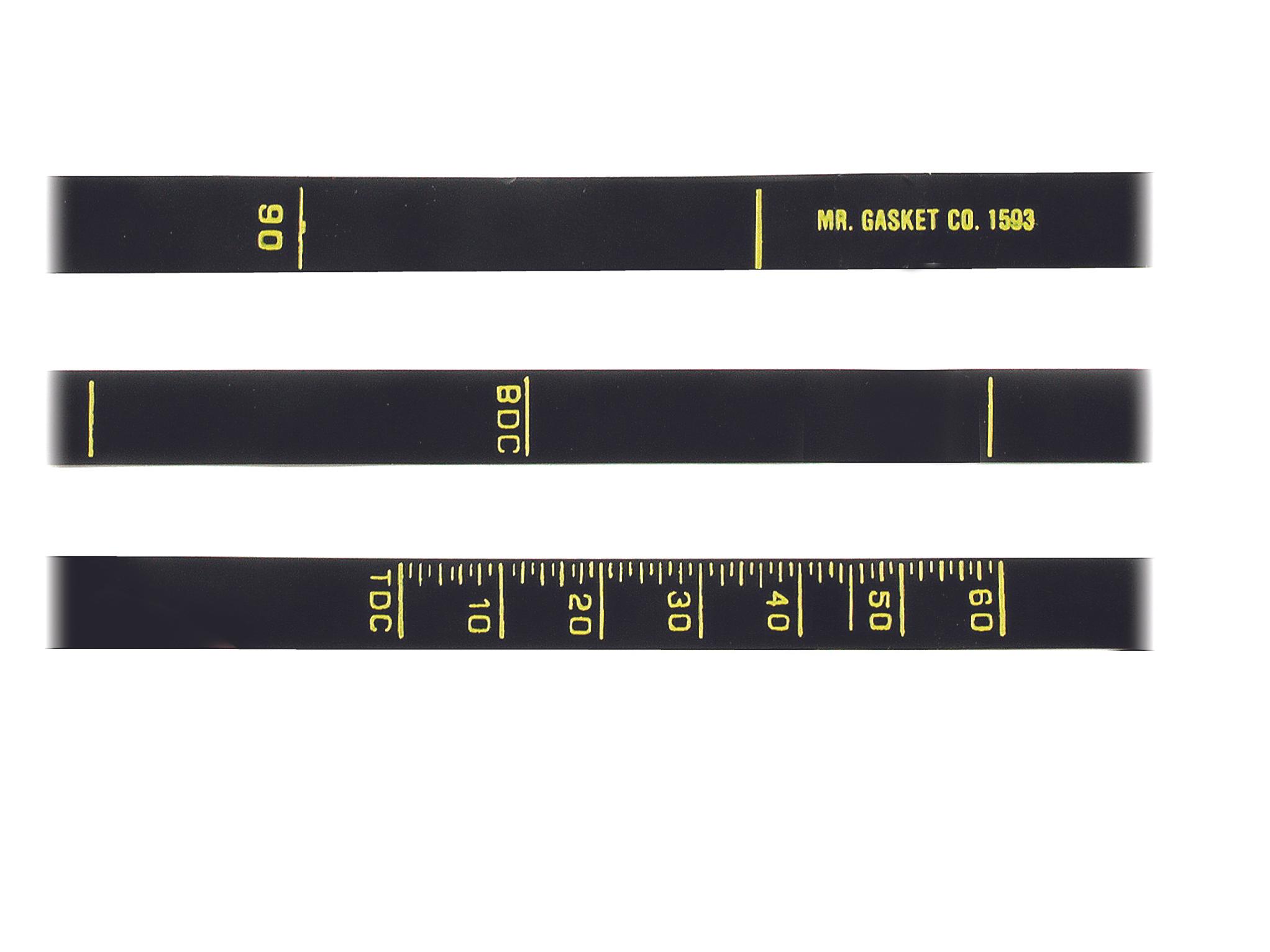 Mr. Gasket Timing Tape.  - 1593