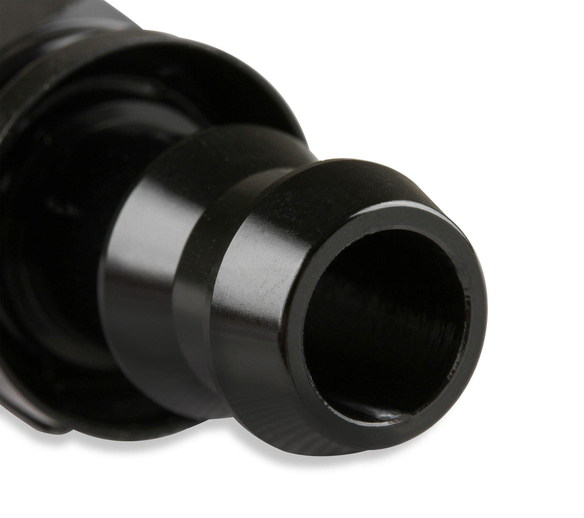 Mr. Gasket -6 AN Straight Push-On Hose Ends - Black.  - 200106-BL