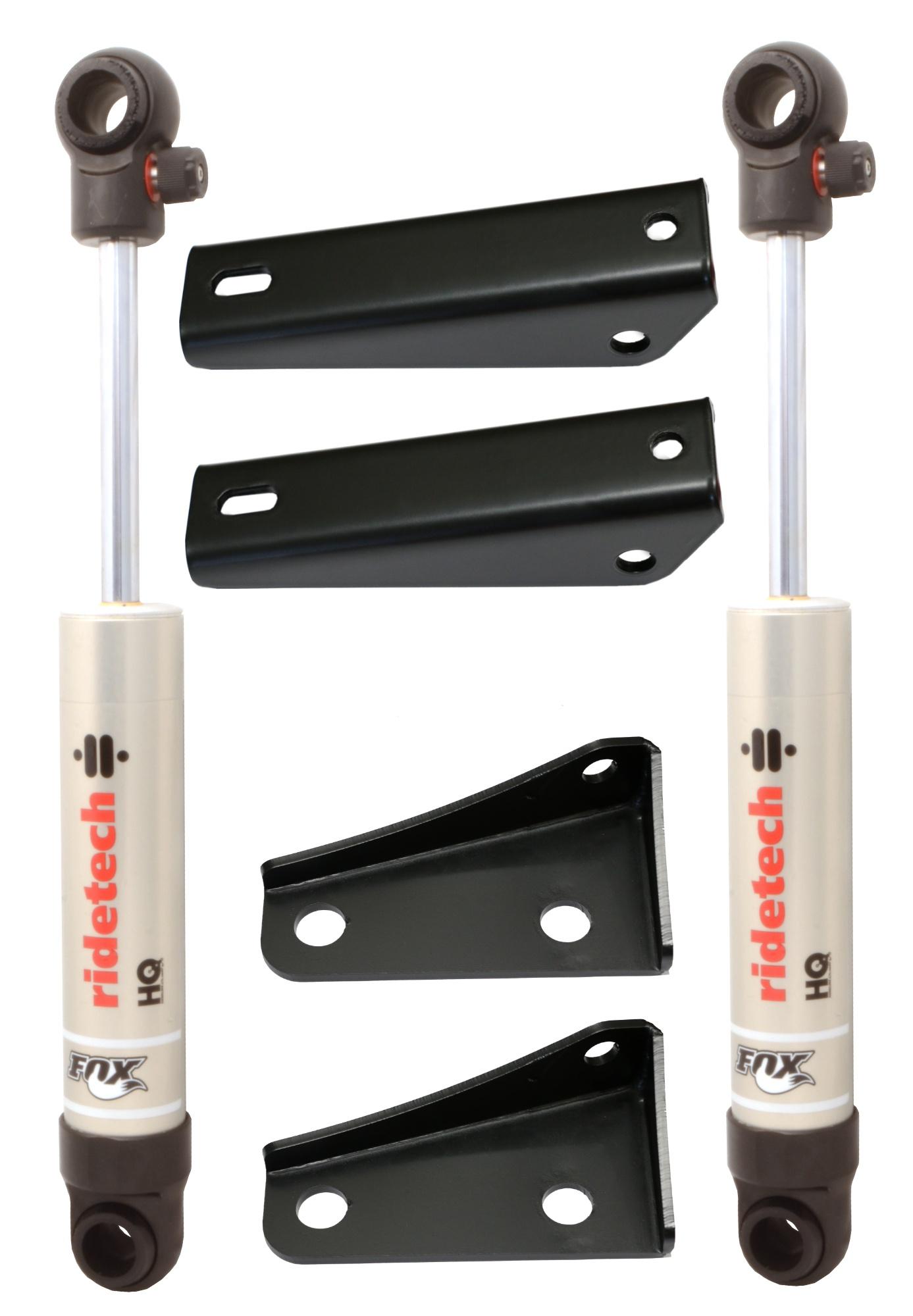 Ridetech Rear HQ Shock Kit For 1963-1972 C10. For Use With 4" Lowering Springs. - 11339510