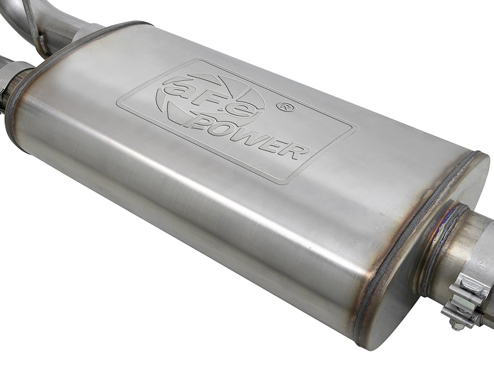 AFE Cat-Back Exhaust System (2016-2019 Nissan Titan XD V8-5.6L) - 49-46135-P