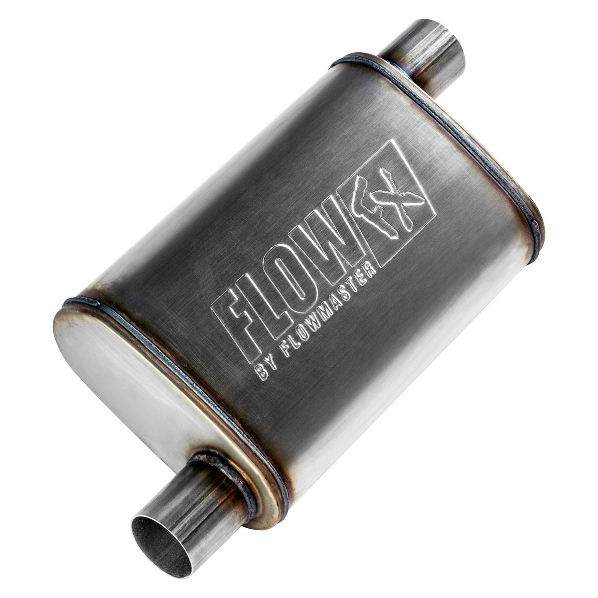 Flowmaster FlowFX Muffler 409S - 2.25 Offset In/ 2.25 Offset Out - Moderate Sound