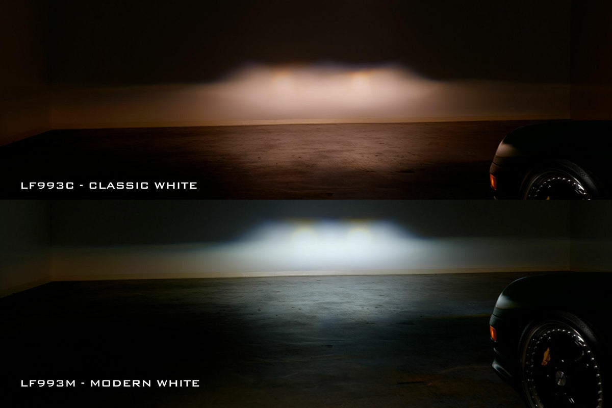 Morimoto XB LED Headlights: Porsche 993 (Modern White / Set) - LF993M