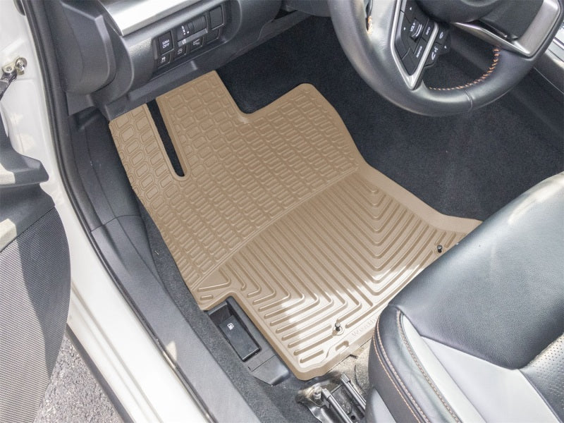 WeatherTech 18-23 Subaru Crosstrek 1st Row Front All-Weather Floor Mats - Tan