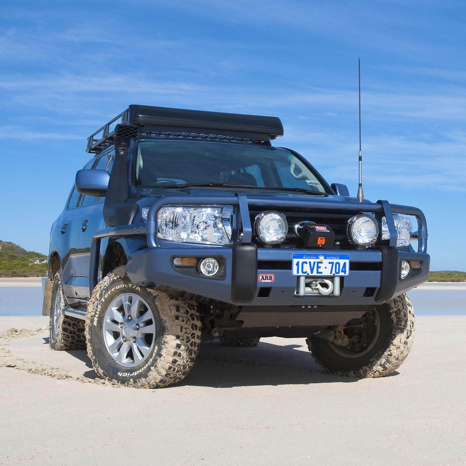 ARB Winch Bumper (2008-2011 Land Cruiser Base) - 3415120B