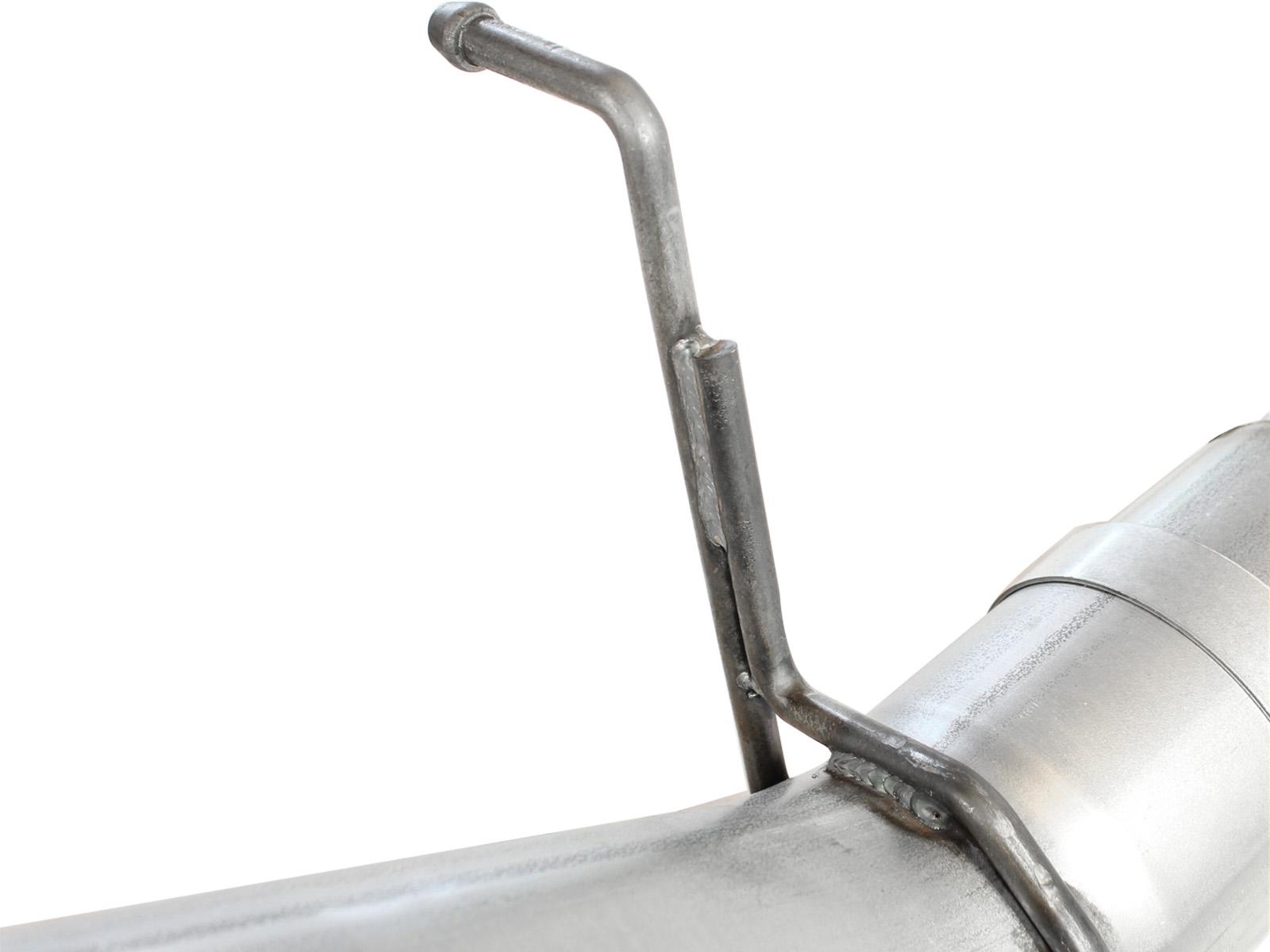 AFE ATLAS 5 IN Aluminized Steel DPF-Back Exhaust System (2011-2016 Silverado 2500 HD, Silverado 3500 HD, Sierra 2500 HD, Sierra 3500 HD) - 49-04041