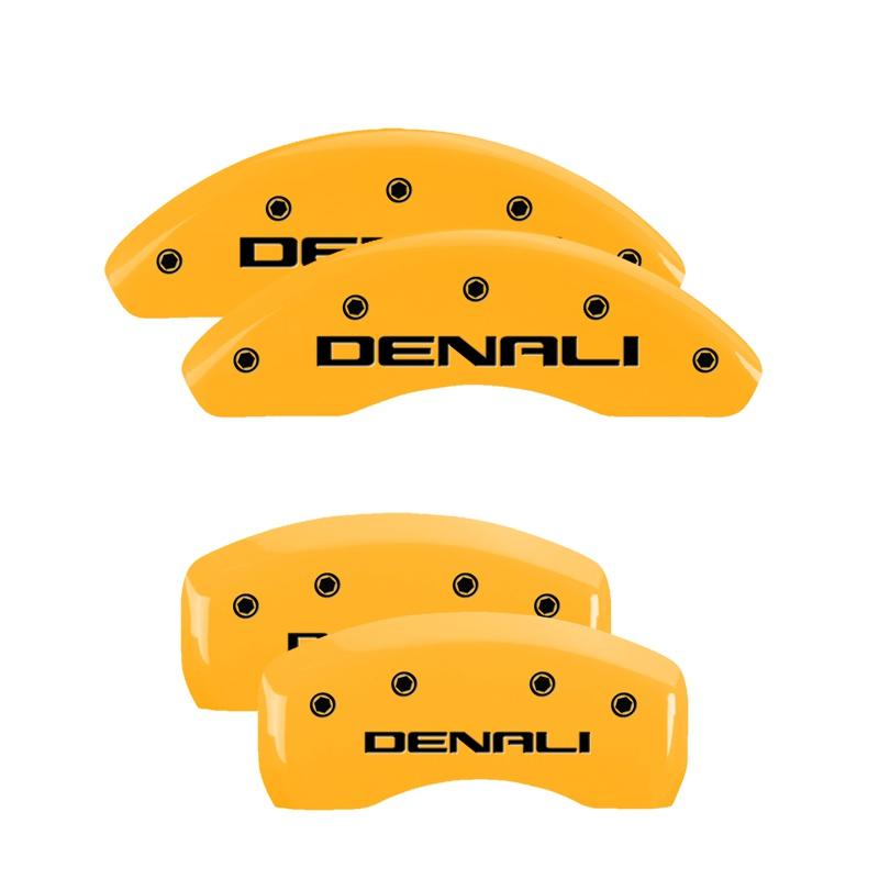 MGP Set Of 4: Yellow Finish, Black Denali (2018-2020 Terrain SLE, Terrain SL, Terrain Denali, Terrain SLT) - 34215SDNLYL