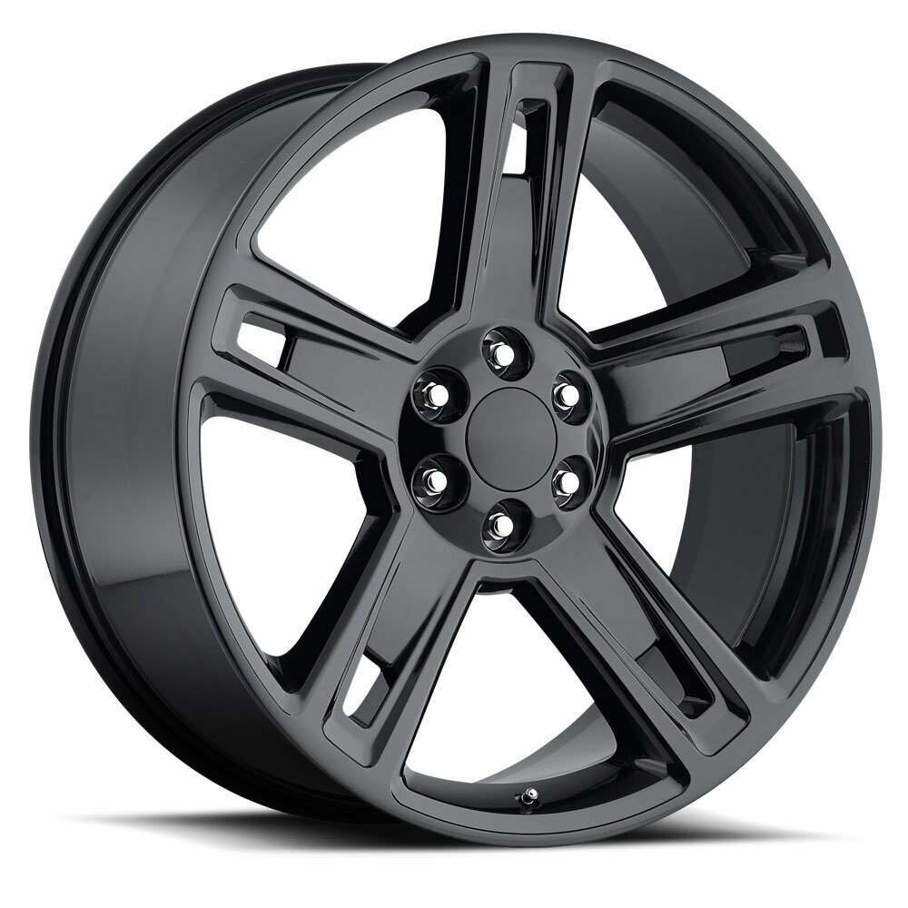 Factory Reproductions Silverado/Sierra Replica Wheels 22X9 6X5.5 +24 HB 78.1 For 99-18 Silverado/Sierra 1500 FR 34 Gloss Black W/Cap Factory Reproductions - 34290246502