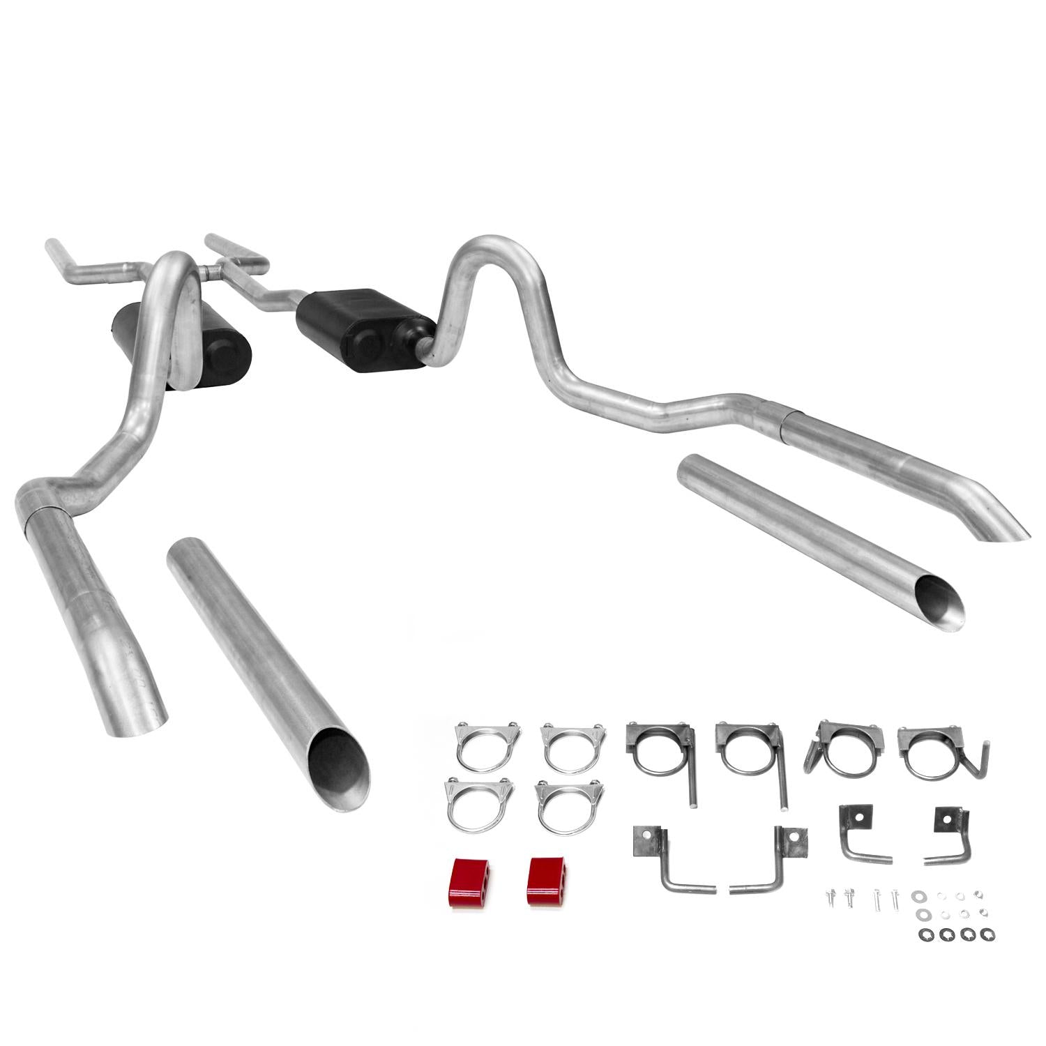 Flowmaster Header-back System - Dual Rear Exit - American Thunder - Moderate/Aggressive