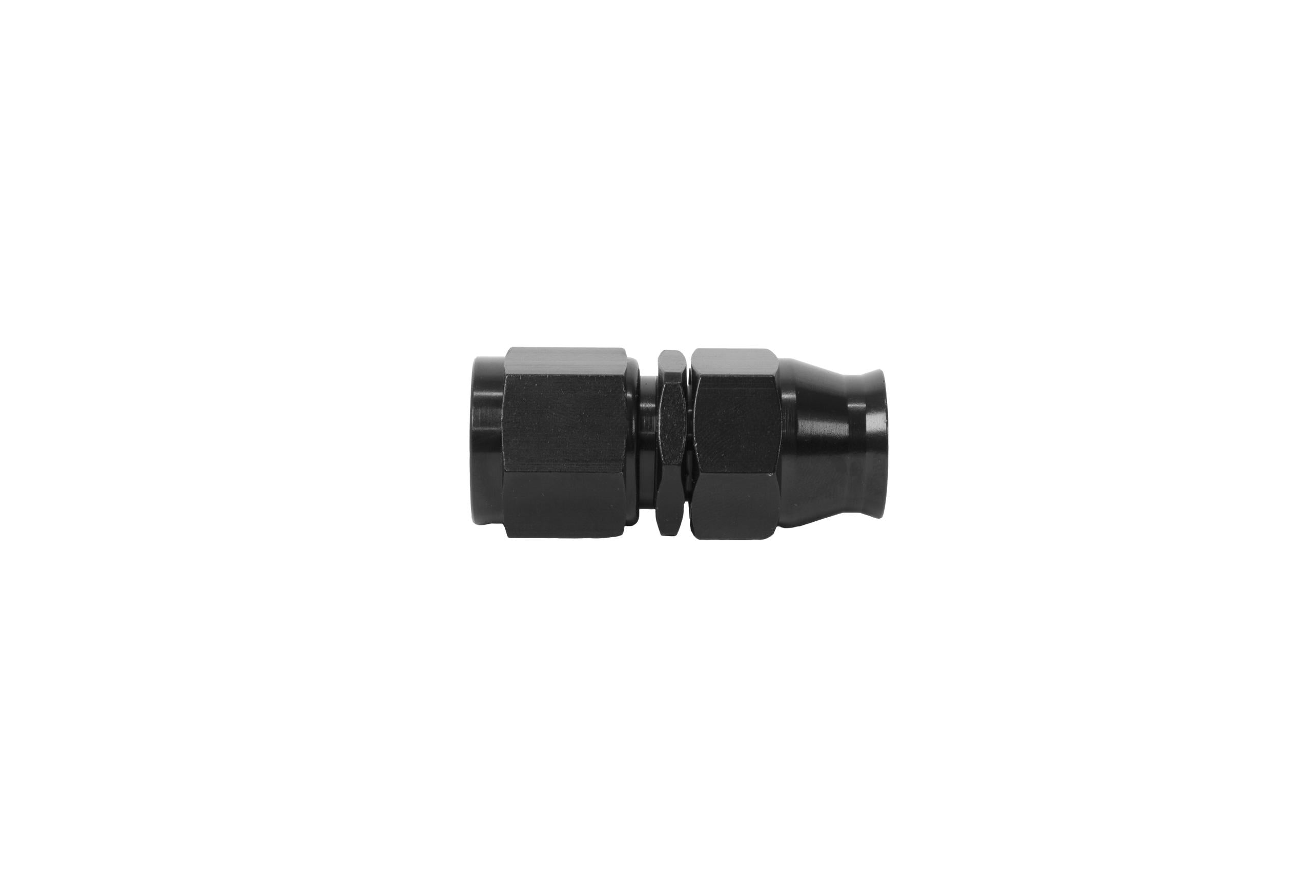 Aeromotive Hose End, Ptfe, Black Anodized, Fitting Angle: Straight - 15353