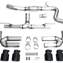 AWE Track Edition Exhaust for Audi 8Y S3 - Diamond Black Tips - 3020-43897