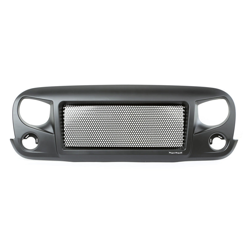Rugged Ridge Spartan Grille Satin Black; 07-18 Jeep Wrangler Jk - 12034.01