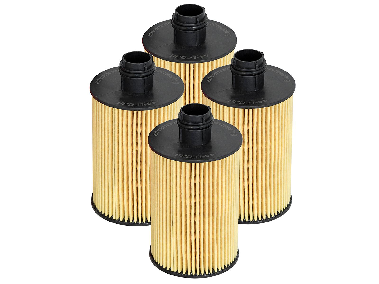AFE Pro GUARD HD Oil Filter (4 Pack) (2014-2019 1500, 1500 Classic, Grand Cherokee) - 44-LF035-MB