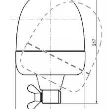 Hella Identification Lamp Rotating Beacon 2Rl
