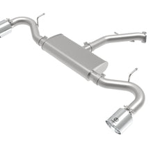 AFE Takeda 2-1/2 IN 409 Stainless Steel Axle-Back Exhaust w/ Polished Tips (Hyundai Elantra GT 18-20 L4-1.6L (t)) - 49-47016-P