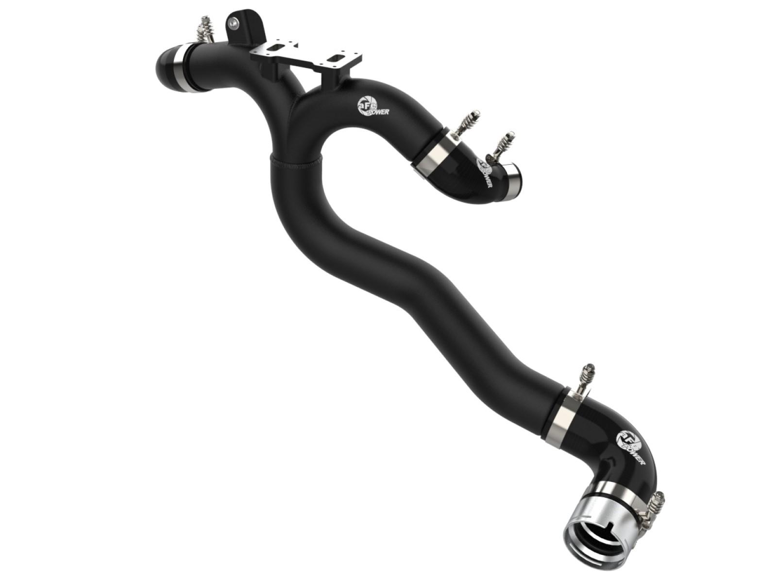 AFE BladeRunner 3 IN Aluminum Hot Charge Pipe Black (Kia Stinger 18-22 V6-3.3L (tt)) - 46-20508-B