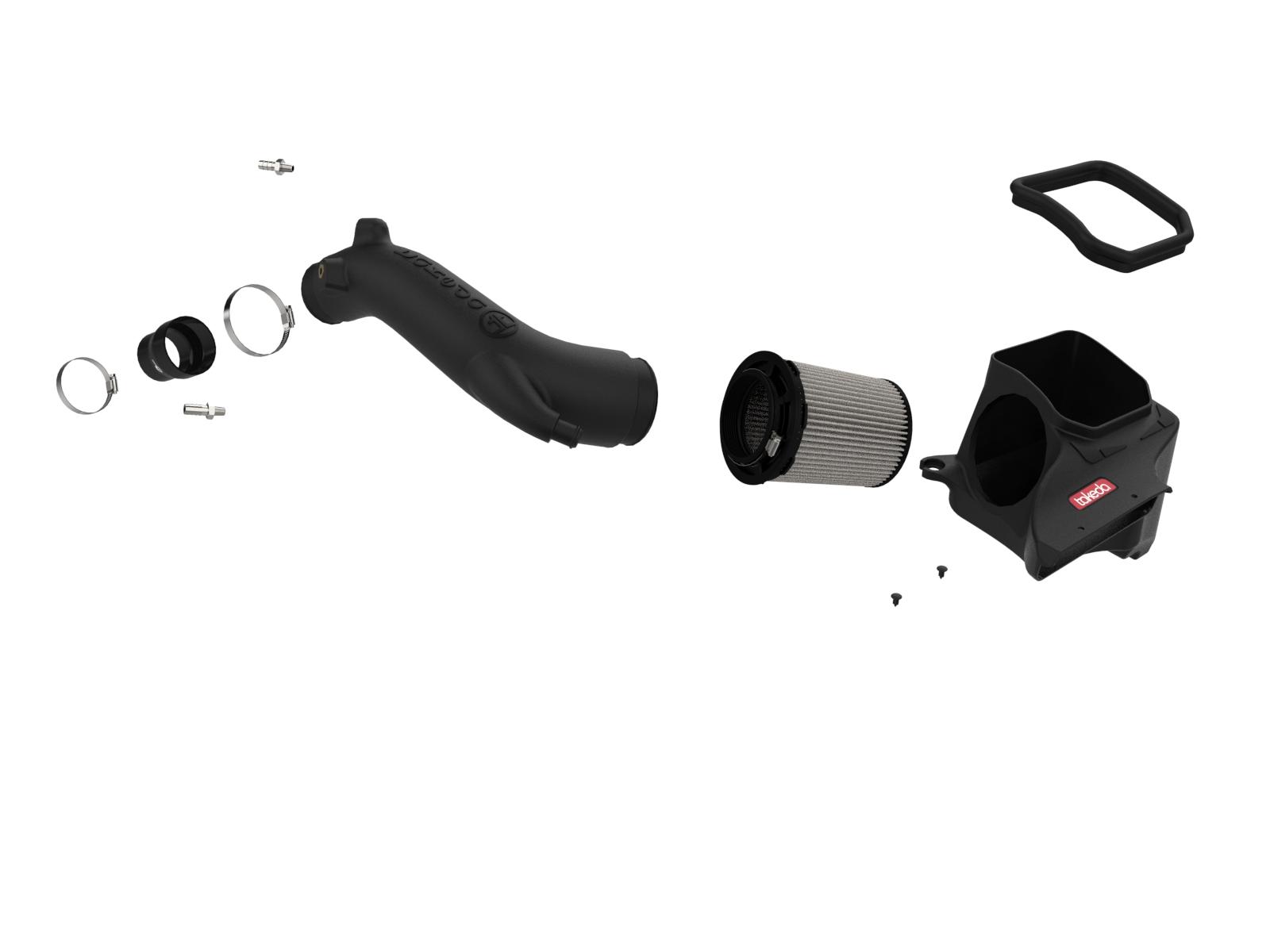 AFE Takeda Stage-2 Cold Air Intake System w/ Pro DRY S Filter (2017-2023 Hyundai i30 N L4-2.0L (t))   - 56-10035D