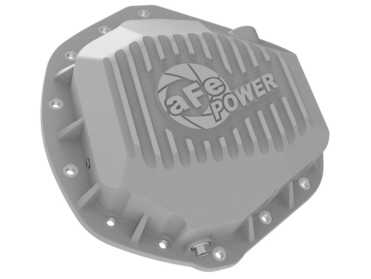 AFE Street Series Rear Differential Cover Raw w/ Machined Fins (Dodge Trucks 2500/3500 03-18) - 46-70390