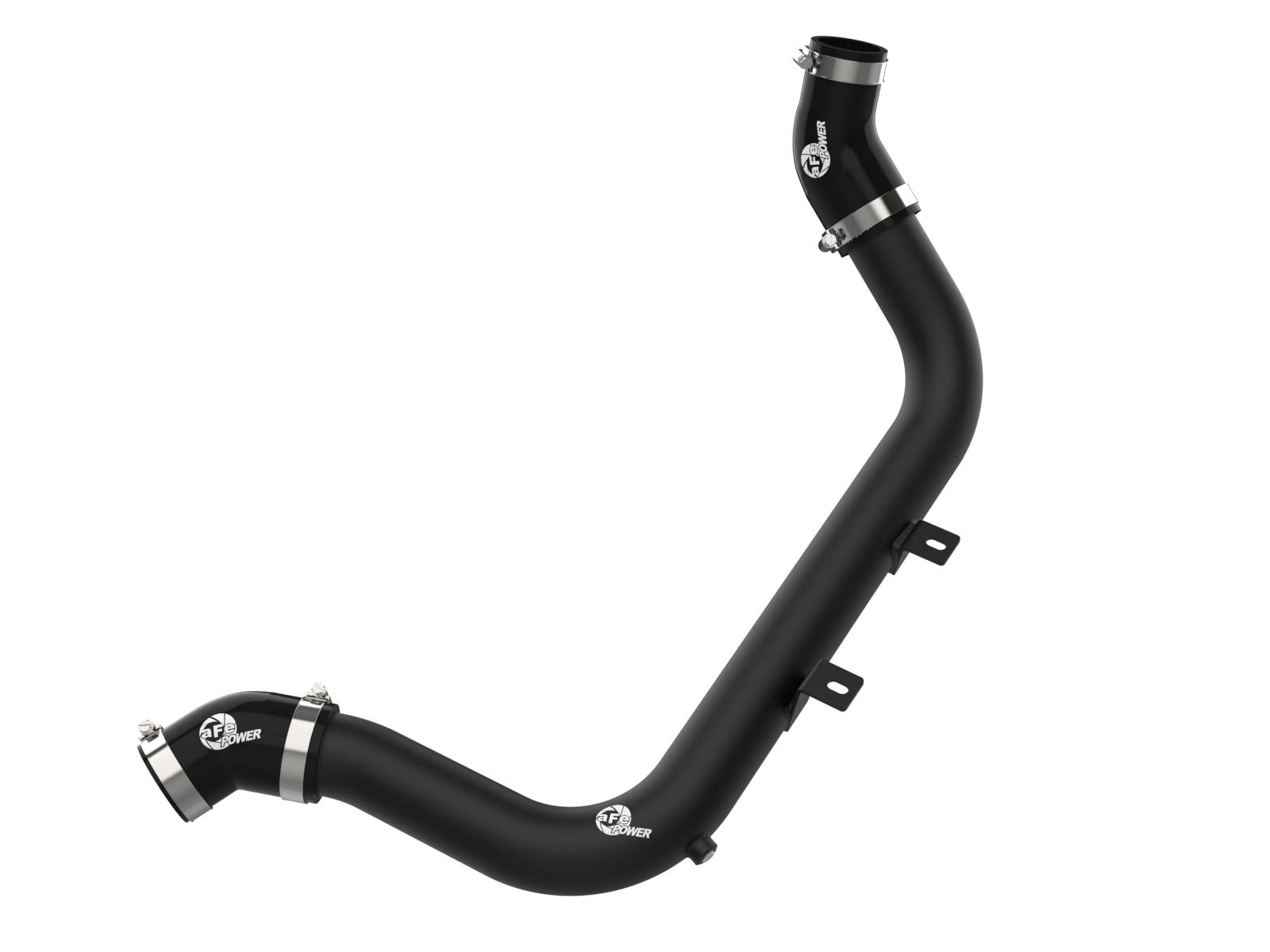 AFE BladeRunner 2-1/4 IN Aluminum Hot Charge Pipe Black Hyundai Elantra/Elantra GT/i30 17-20/Veloster 19-21 L4-1.6L (t) - 46-20638-B
