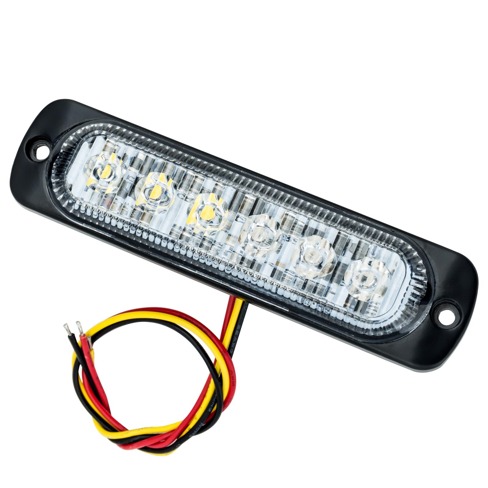 Oracle Lighting 6 Led Slim Strobe, White - 3511-001