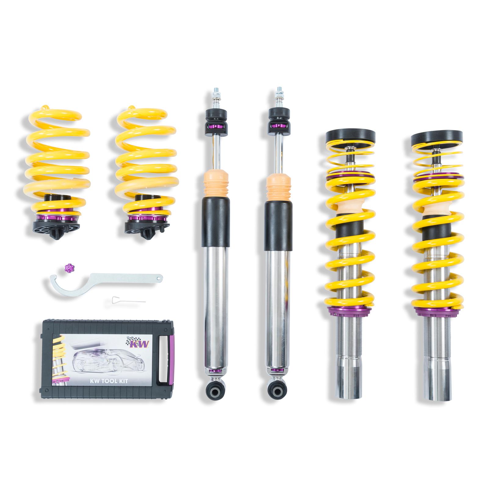 KW V3 Fully Adjustable Coilover Kit (2018+ S5 Sportback; without Electronic Dampers (50mm Ø)) - 352100BT