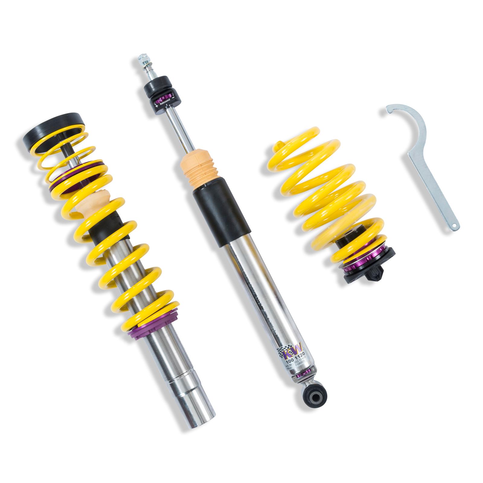 KW V3 Fully Adjustable Coilover Kit (2018+ S5 Sportback; without Electronic Dampers (48.5mm Ø)) - 352100BU