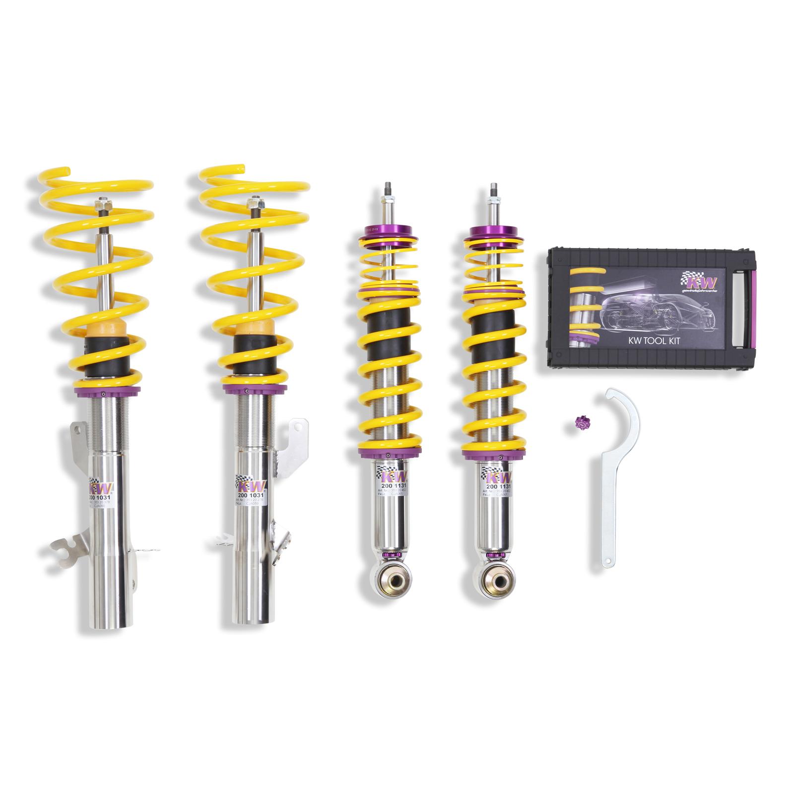 KW V3 Fully Adjustable Coilover Kit (11-16 Mini Countryman, 2WD & AWD (R60), 13-16 Mini Paceman, 2WD & AWD (R61)) - 35220096
